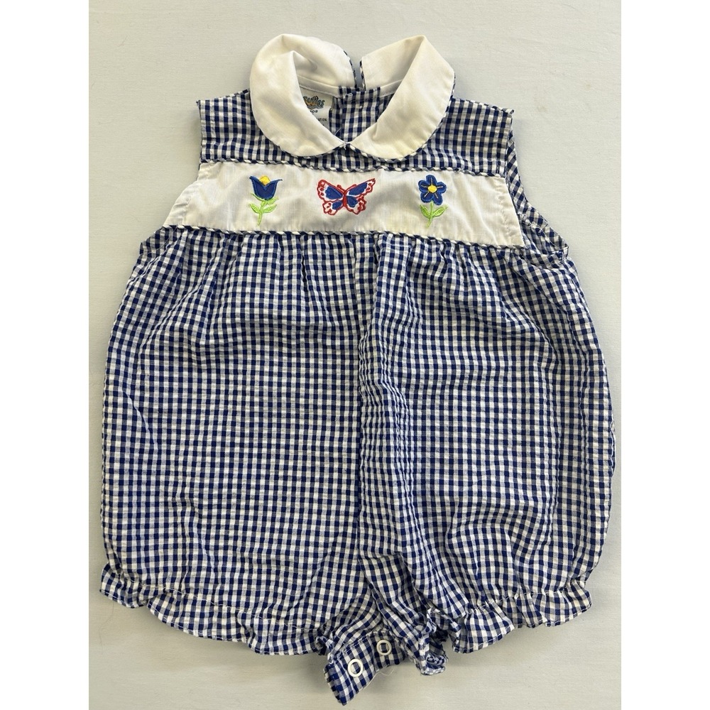 Vintage Cuties By Judy Baby Romper Size 3-6 Months